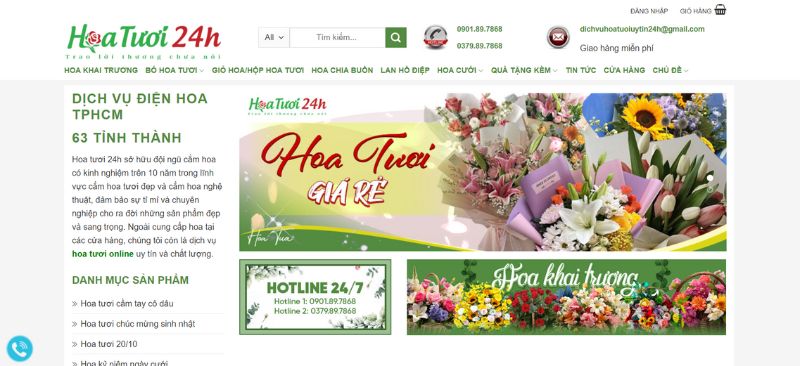 shop hoa tươi 24h