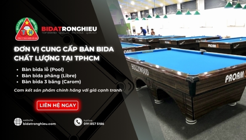 địa chỉ cung cấp bàn bida trọng hiếu 