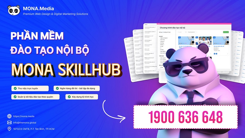 Phần mềm đào tạo nhân sự MONA SkillHub 