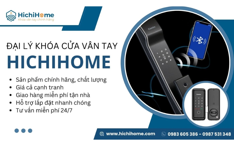 Địa chỉ cung cấp và lắp khóa vân tay hichihome