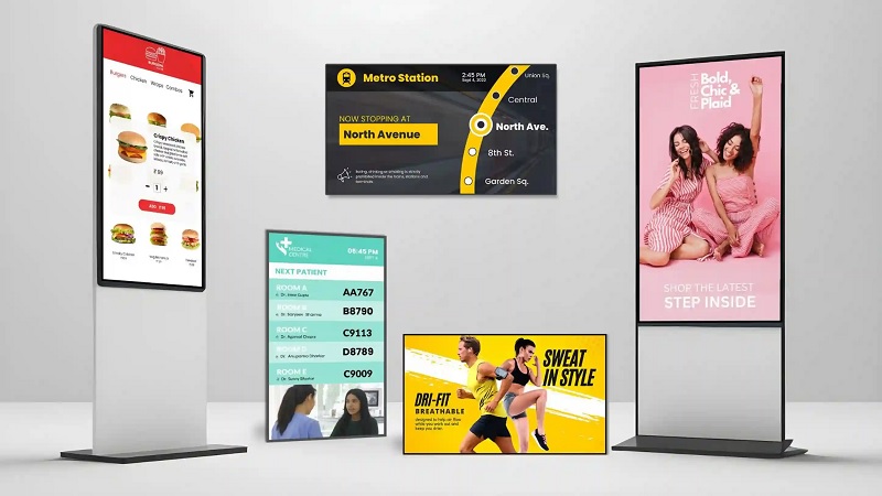 Các loại Digital Signage phổ biến nhất hiện nay